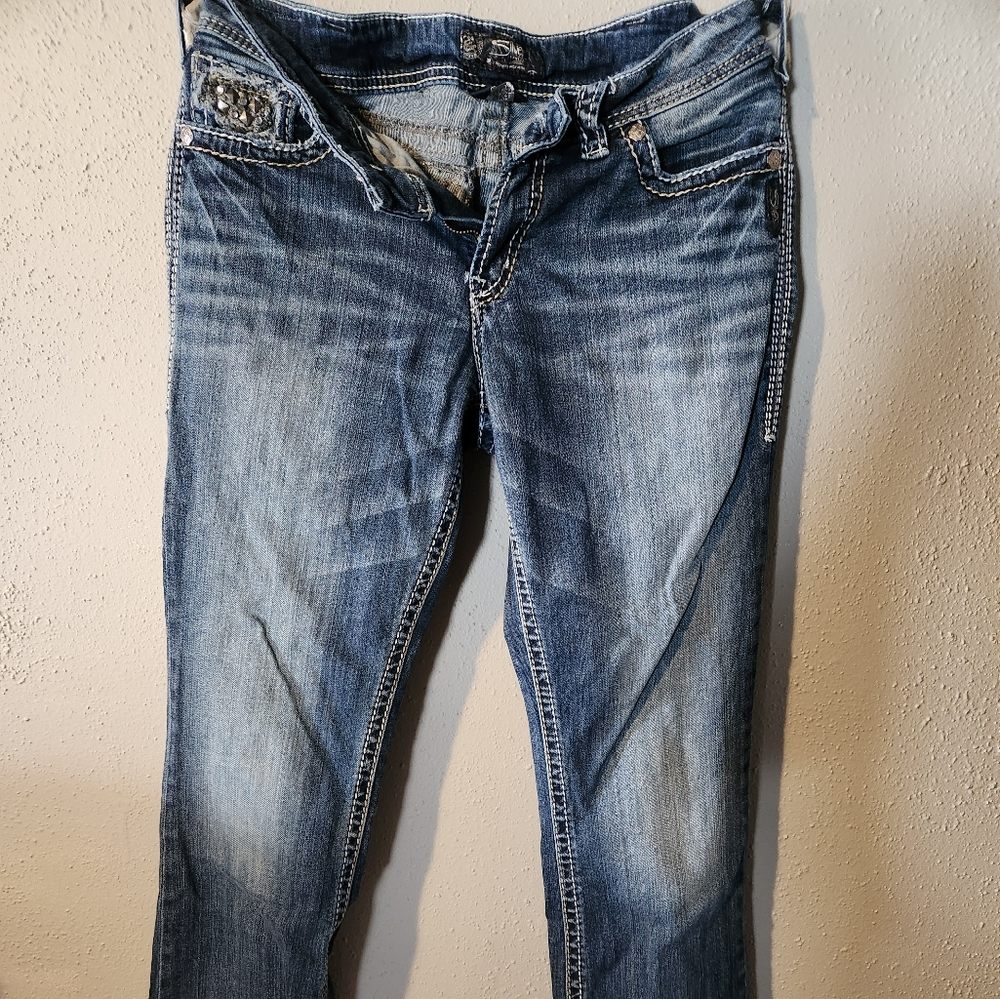 Silver jeans